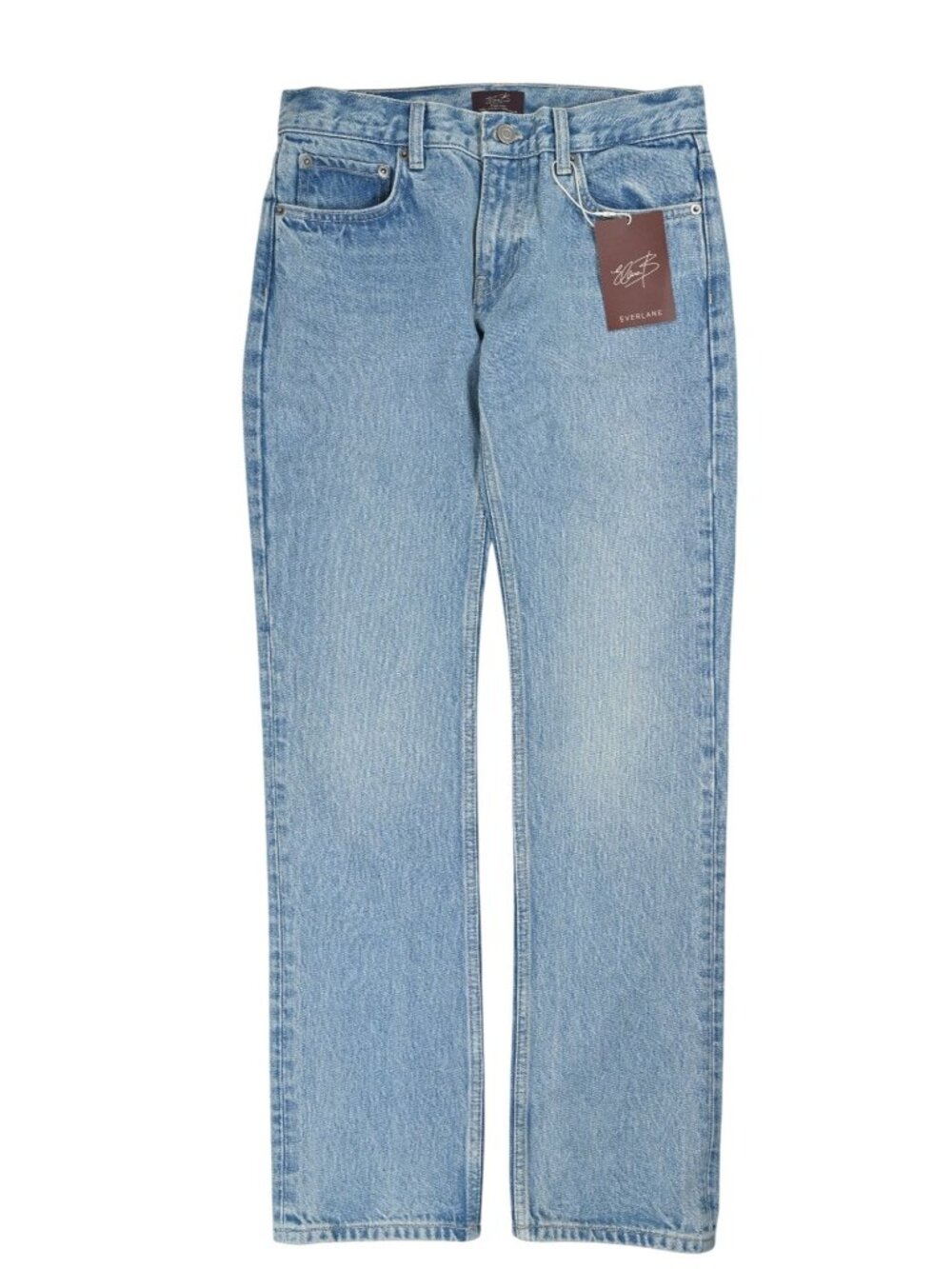 Everlane Elena Bonvicini Cigarette Jeans in Blue